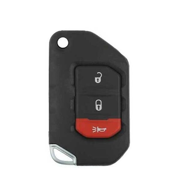 KeylessFactory: 2018-2020 Jeep Wrangler / 3-Button Flip Key / PN: 68416782AA / OHT1130261